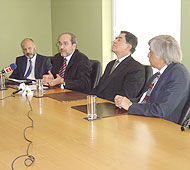 El Superintendente de Bancos durante la presentaci&oacute;n del nuevo simulador de Cr&eacute;ditos Hipotecarios